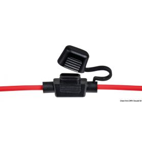 Waterproof fuse holder for mini fuses