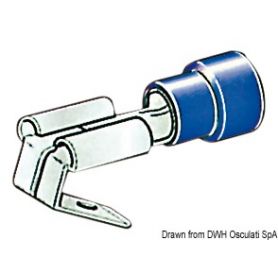 Double insulated 6.3 mm Piggy-Back faston.