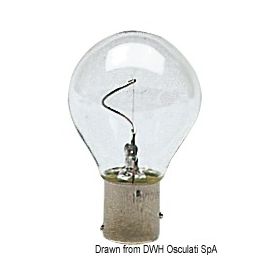 Vertical filament light bulb