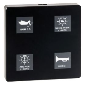 Pannello elettrico touch programmabile con centralina CAN-BUS