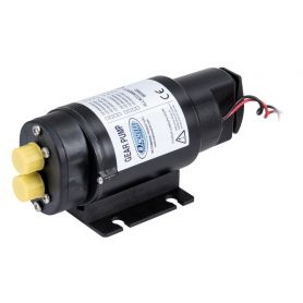 Self-priming pump with switch for transferring diesel, oil, water.