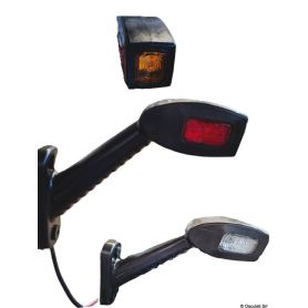 Fanali di ingombro laterali a LED con corpo in gomma