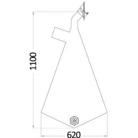 Sacco in PVC per doccia Saturn