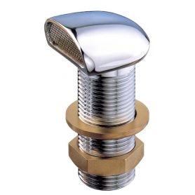 BOCCHETTA SFIATO CON RET.INOX OTTONE CROM. DA 3/4