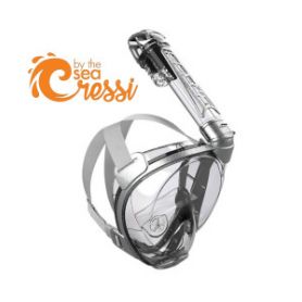 MASCHERA GRANFACCIALE CRESSI DUKE M/L CLEAR/BLACK