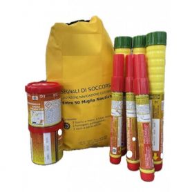 RESCUE FLARE KIT WITHIN 12 MILES FROM THE COAST