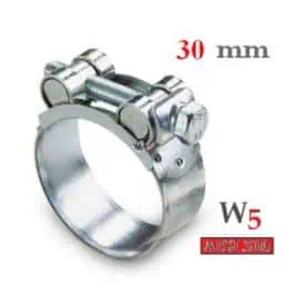 W5 NECKLACE 28mm stainless steel strap, size 227 - 239