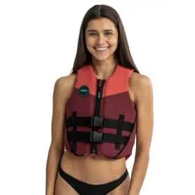 Women's neoprene life jacket, pink, size XL