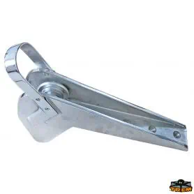 Self-locking stainless steel shackle for 10 kg anchor, 6/8 mm chain