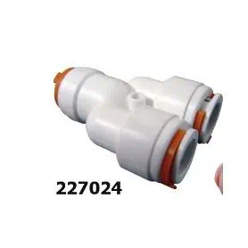 Quick connect "Y" for 12 mm pipe