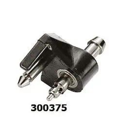 Valved male coupling for Johnson engines