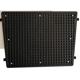 Black stern protector plate, 210x300 mm