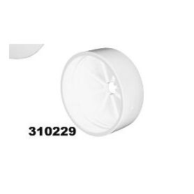 TERMINALE BIANCO PER TUBO ART.310200