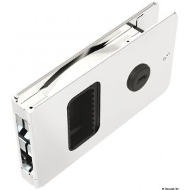 Flush closure for standard stainless steel entrance doors