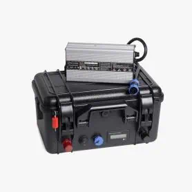 BATTERIA LITIO IN VALIGIA NAUTICA 12V-100AH BMS BT