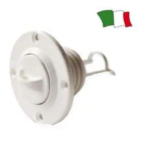 Boccola di scarico bianca d.esterno 50mm