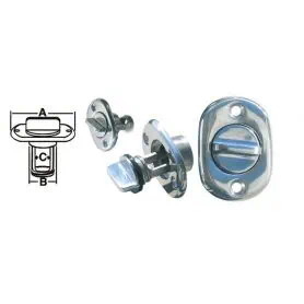 Tappo scarico ovale inox 316