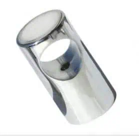 Base centrale d.22 H.60 mm inox 316