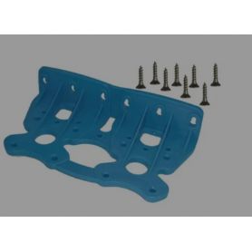 SUPPORTO MURALE - D - BLU COMPLETO