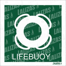 TARGHETTA LIFEBUOY DD  CM.15X15