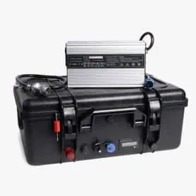 Lithium battery in nautical case 36V-100AH BMS BT