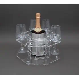 Set portabicchieri calici per 8 calici/bicchieri