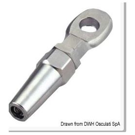 Stainless steel eye terminal, 5 mm diameter