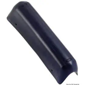 Bow fender for sailboats with a sharp straight bow.