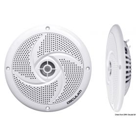 Ultra-flat dual cone stereo speakers