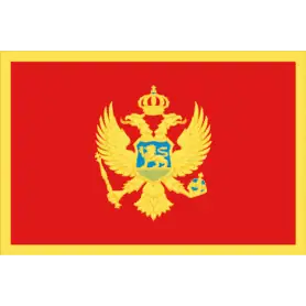 Montenegro's flag 30 x 45 mm