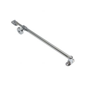 Left-hand telescopic compass, 360–640 mm, chrome-plated