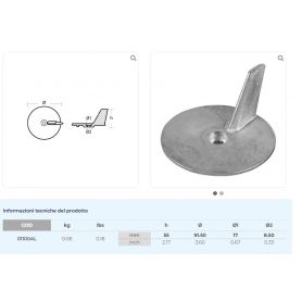 YAMAHA MARINER ALUMINIUM FIN
