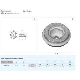 ALUMINIUM NOZZLE FOR BOW THRUST
