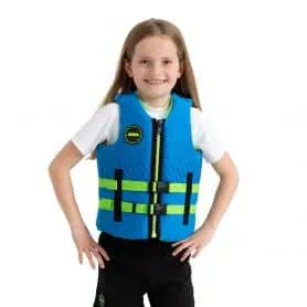 GILET JOBE IN NEOPRENE - Young - Blu