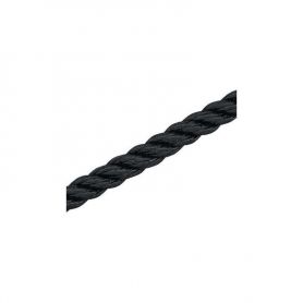TRECCIA POLIESTERE NERA MM.14