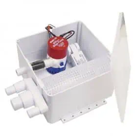 KIT RULE DISCHARGE SHOWER SUMP 800GPH 12V