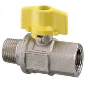 BRASS BALL VALVE FEMALE AND MALE THREADING FROM 1"