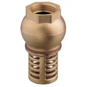 BRASS BOTTOM VALVE 1"