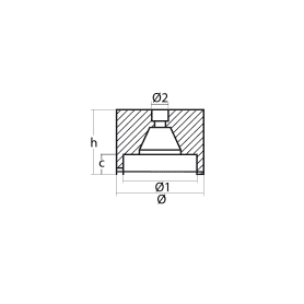 ROUND WARPING CONE MODEL RIVA H.86 DIAM.116