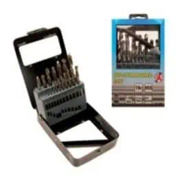 KIT 19 HSS DRILL BITS 1-10 mm