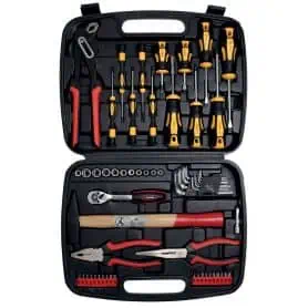 COMPLETE TOOLBOX WITH 58 TOOLS