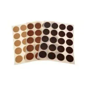 Self-adhesive cover cap D.13 mm WALNUT - PACK OF 25 ZP.